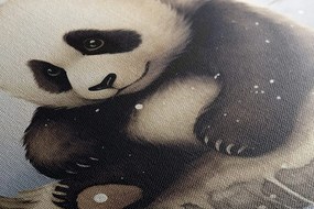 Quadro su tela – Panda sognante