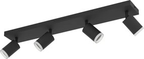 Eglo 901942 - Faretto LED RGBW dimmerabile MELITELLO-Z 4xLED/3,7W/230V nero