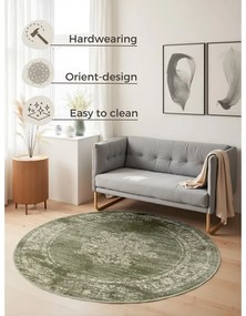 Tappeto rotondo verde ø 120 cm Gloria Lydia – Hanse Home