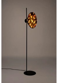 Lampada da terra nera con paralume in tessuto (altezza 158 cm) Jaylee - White Label