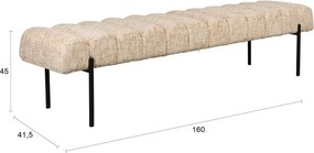 Panchina beige Jethro – White Label