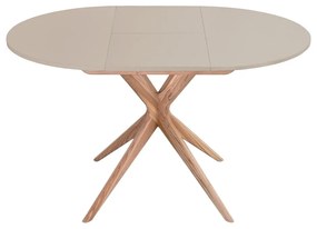 Tavolo da pranzo rotondo allungabile con estensione ø 90 cm Jubi – Ragaba