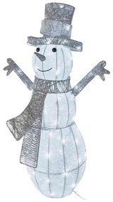 Decorazione natalizia a LED per esterno 80xLED/3,6W/230V IP44 82 cm pupazzo di neve