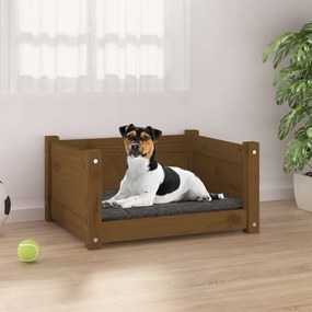 Cuccia Per Cani Ambra 55,5x45,5x28 Cm Legno Massello Di Pino /