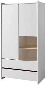 Armadio per bambini bianco , 90 x 180 cm Kiddy - Vipack