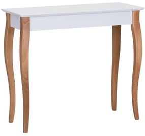Tavolino Console bianco, lunghezza 85 cm - Ragaba