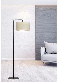 Piantana Contemporaneo Ganesha Acciaio Nero Bianco 1 Luce E27 Ip20