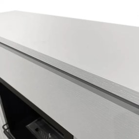 Camino a bioetanolo da terra BELLINI Bianco Made in Italy L96 x P35 x H96