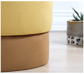 Sgabello giallo Ropp - Artie