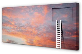 Quadro su tela Sunset ladder Sunbat 100x50 cm