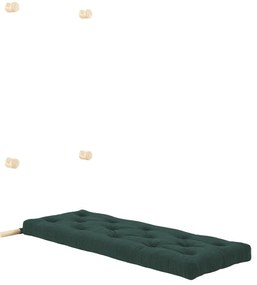 Poltrona verde scuro allungabile con rivestimento in velluto a coste Hooked – Karup Design