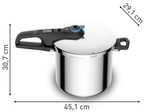 Pentola a pressione in acciaio inox da 8 l Secure Trendy - Tefal