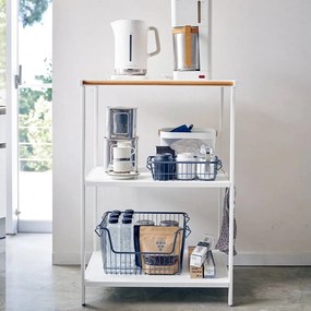 Scaffale bianco opaco in acciaio 60x90x46,5 cm Tower – YAMAZAKI