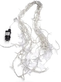 Aigostar - Catena luminosa LED da esterno per Natale 168xLED 3x1,5m IP44 bianco caldo a forma di stelle