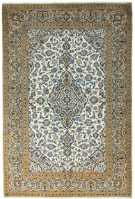 Kashan Tappeto 200 x 290 Beige (Iran) Annodato A Mano