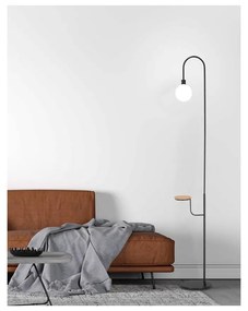 Lampada da terra nera (altezza 173 cm) Vanity - Candellux Lighting