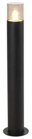 Lampione esterno moderna 70 cm nero - ODENSE