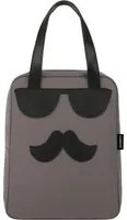 Borsa termica porta pranzo baffi grigio 6,5 L Cooler