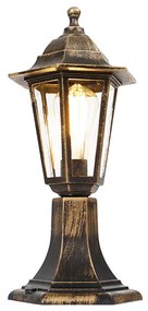 Lampada da esterno oro antico 42 cm IP44 - New Haven