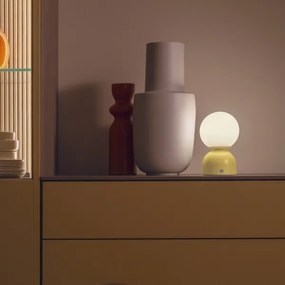 Schöner Wohnen 19218-81 - Lampada da tavolo LED dimmerabile RUDI LED/1,2W/5V gialla