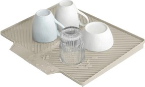 Tappetino scolapiatti beige in plastica 34x40 cm Nelia – Wenko