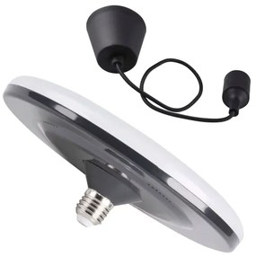 LED Lampada a sospensione KIKI 1xE27/15W/230V nero