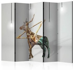 Paravento  deer (3D) II [Room Dividers]  Colore ---, Dimensioni e Misure 225x172