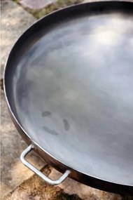 Braciere Da Giardino A Legna Artigianale In Acciaio Design Bali 80 cm Cook King