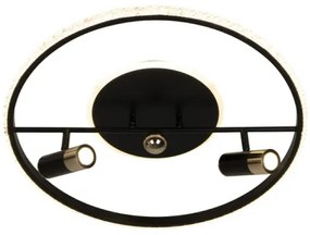 Plafoniera LED dimmerabile LED/60W/230V 3000-6500K nero + telecomando