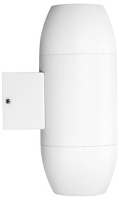 Applique Ovale Bidirezionale IP65 GU10 per esterni Grande - Bianca