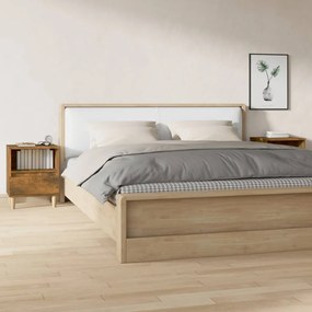 Comodini 2pz Rovere Fumo 40x35x50 Cm /