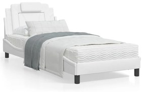 Giroletto Con Luci Led Bianco 90x200 Cm İn Similpelle /