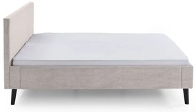 Letto matrimoniale imbottito beige rete non inclusa 180x200 cm Avola – Meise Möbel