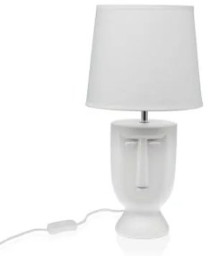 Lampada da tavolo Versa Bianco Ceramica 60 W 22 x 42,8 cm