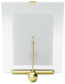 Cornice dorata in vetro verticale con sostegno 19x23 cm Flute – Umbra
