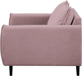 Divano lavanda con rivestimento in velluto 138 cm Juli – Ropez