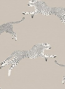 Jannelli & Volpi Carta da parati Leaping Cheetah Grasscloth - 26023