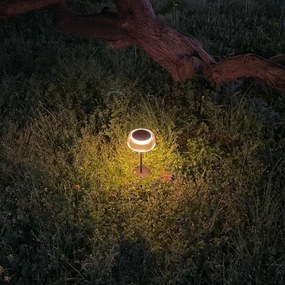 Zuma Line DT33111-LED Lampada solare ricaricabile dimmerabile BLUET LED/2,5W/2000 mAh IP44 nera