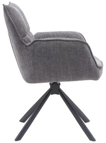 Set di sedie da pranzo grigia in imbottito 2 pz Marilla – Unique Furniture