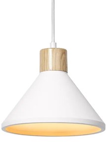 Ledvance - Lampadario a sospensione con filo DECOR PLASTER 1xE27/25W/230V diametro 22 cm gesso bianco