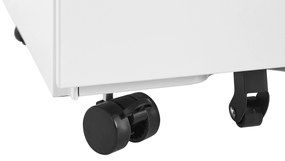 Mobiletto portaoggetti in metallo bianco con 3 cassetti BOLSENA Beliani