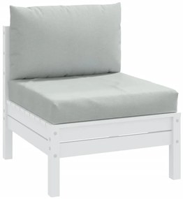 Cuscini Per Pallet 2 Pz Grigio Chiaro Mélange İn Tessuto /
