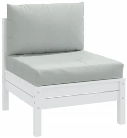 Cuscini Per Pallet 2 Pz Grigio Chiaro Mélange İn Tessuto /