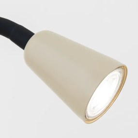 Orion - Lampada da tavolo flessibile con clip DOTTY 1xGU10/10W/230V beige/nero