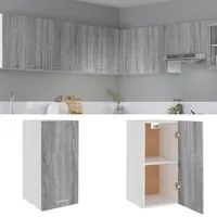 Mobile Pensile Grigio Sonoma 29,5x31x60 cm in Legno Multistrato cod mxl 78582