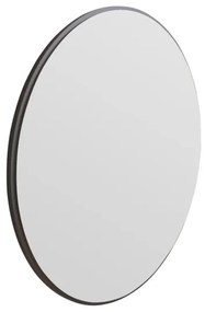 Specchio da parete OZZE diametro 60 cm nero