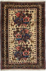 Kazak Tappeto 130 x 190 Beige (Afghanistan) Annodato A Mano