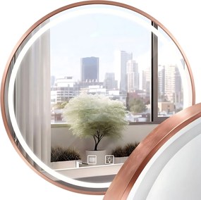 Specchio LED 50cm MMJ BRUSH COPPER