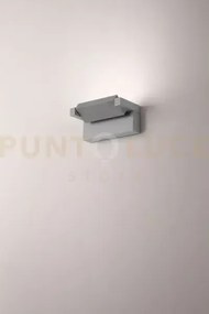 Applique in alluminio grigio cemento  display led 20w cct 3000k 400...