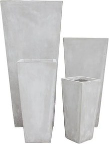 MARGHE - set di 4 vasi da giardino